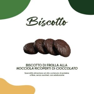 Biscotti di frolla alla nocciola ricoperti al cioccolato