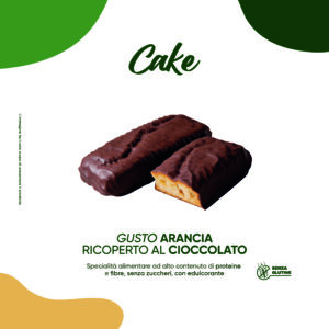 Cake gusto arancia ricoperti di cioccolato