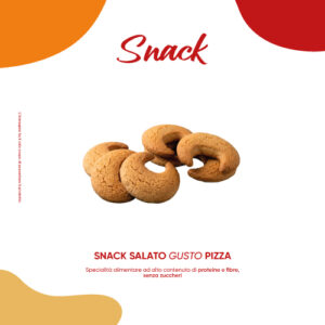 Snack salato gusto pizza
